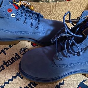 Brand new kids size 3 Champion Timberlands with box
